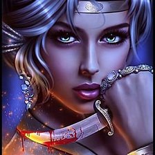 Схема вышивки «кинжал»