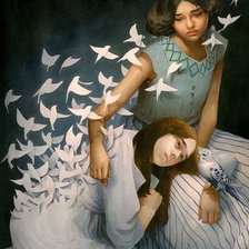 Схема вышивки «Печаль»