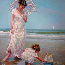 Схема вышивки «юнный капитан»