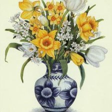 Схема вышивки «серия "букеты"»