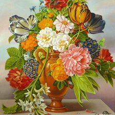 Схема вышивки «серия "букеты"»