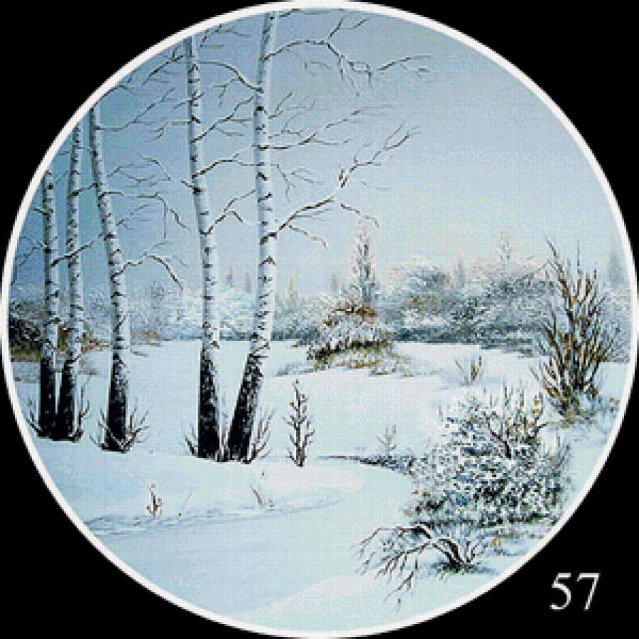 Зима - круг - предпросмотр