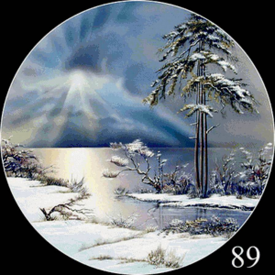 Зима - круг - предпросмотр