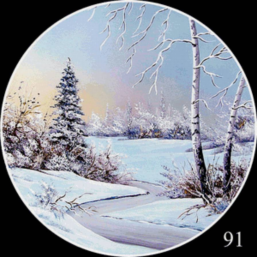 Зима - круг - предпросмотр