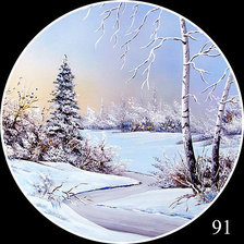 Схема вышивки «Зима»