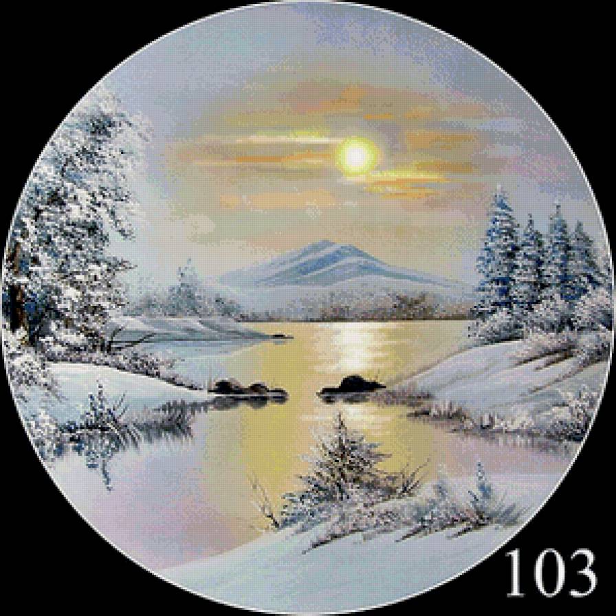 Зима - круг - предпросмотр