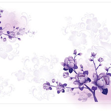 Схема вышивки «Цветы для салфетки»