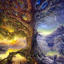 Схема вышивки «картина Жозефины Уолл»