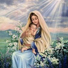 Схема вышивки «мамина радость»