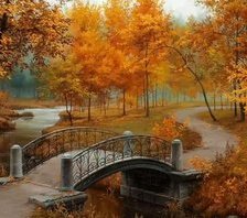 Схема вышивки «Осінній парк»