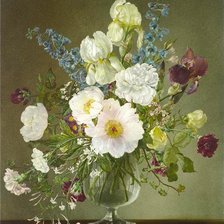 Схема вышивки «палитра цветов»