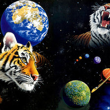 Схема вышивки «космос»