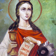 Схема вышивки «Св.Варвара великомученица»