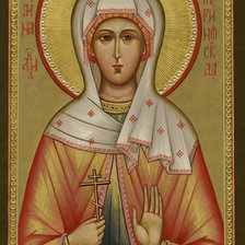 Схема вышивки «Св Галина коринфская»