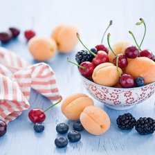 Схема вышивки «Фрукты»