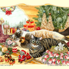 Схема вышивки «любимчики»