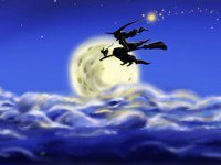 Схема вышивки «ведьмочка»