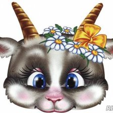 Схема вышивки «Козочка1»