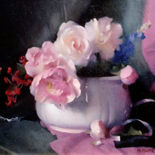 Схема вышивки «цветы»