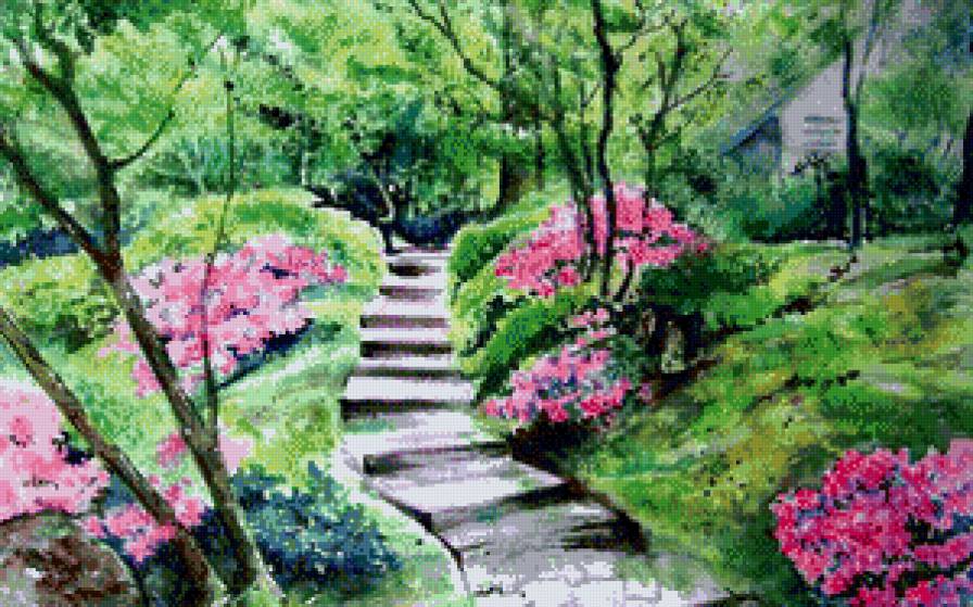 лестница - пейзаж - предпросмотр