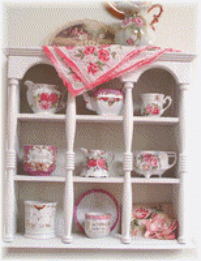 alacena con juego de te - предпросмотр