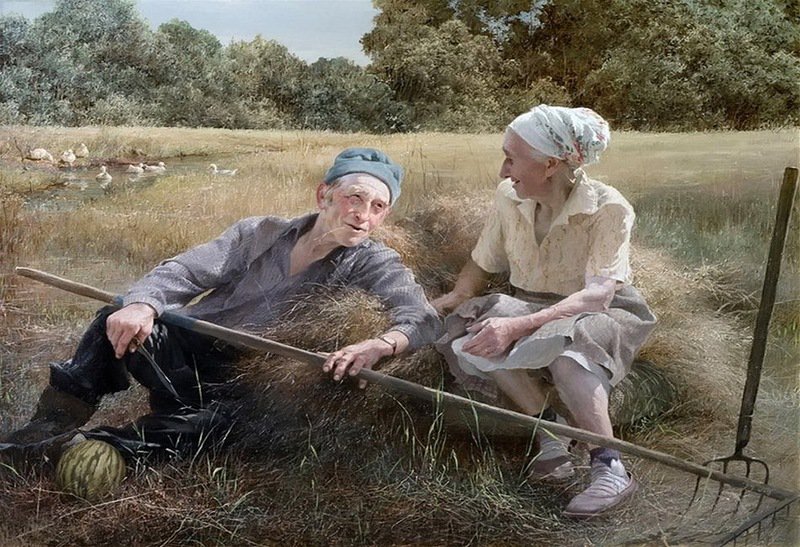 ancianos campesinos - оригинал