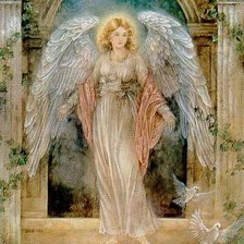 Схема вышивки «angel de las palomas»