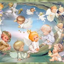 Схема вышивки «angelitos»