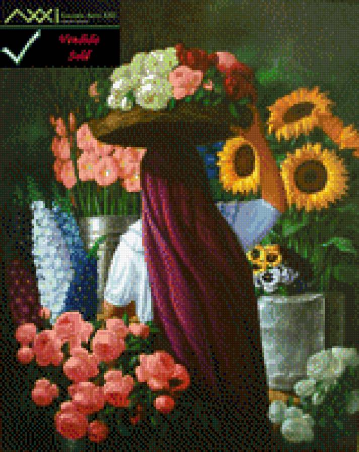 Armando_Ahuatzi_-_Vendedora_de_flores_con_canaste_de_rosas_1024x - предпросмотр