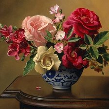 Схема вышивки «цветы»