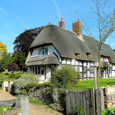 Схема вышивки «Chocolate_Box_cottage,_Ashton_under_Hill»