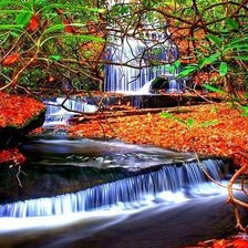 Схема вышивки «Водопад»