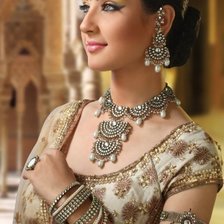 Схема вышивки «Индианка»