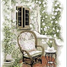 Схема вышивки «el  balcon»