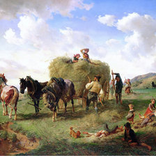 el carro de la cosecha