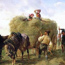 Схема вышивки «la carreta e la cosecha triptico part 2»