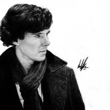 Схема вышивки «Шерлок Холмс»