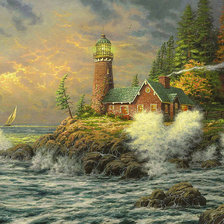 Схема вышивки «маяк»