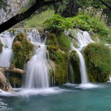 Схема вышивки «водопад»