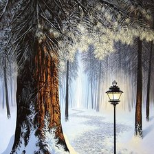 Схема вышивки «Зимнее чудо»