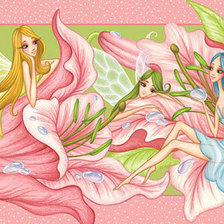 Схема вышивки «Цветочные феи»