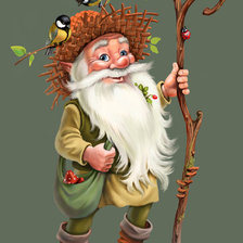 Схема вышивки «гномик»