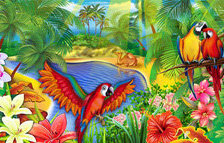 Схема вышивки «тропики»