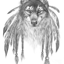 Схема вышивки «тотем»