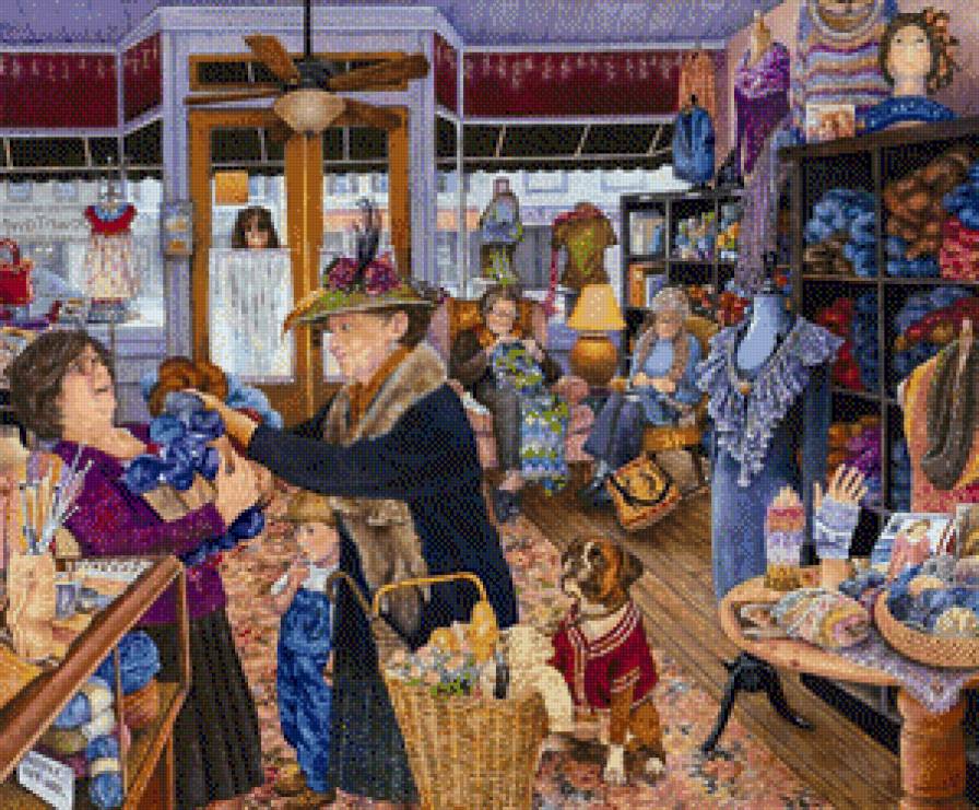 в модном магазине - мода, магазин - предпросмотр