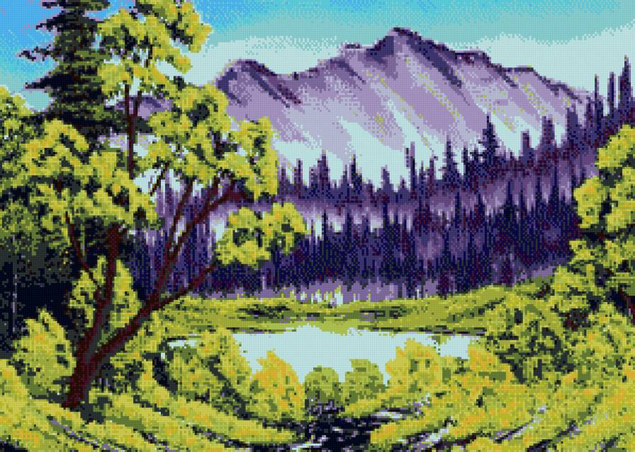 Природа - природа, лес, пейзаж, река - предпросмотр