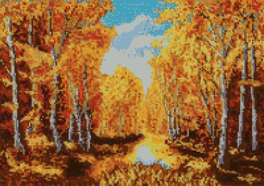 Природа - природа, березы, пейзаж - предпросмотр