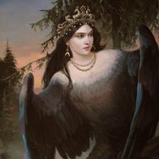 Схема вышивки «Птица феникс»