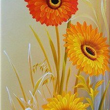 Схема вышивки «FLORES-MARGARITAS COLORESrec»