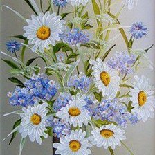 Схема вышивки «FLORES-MARGARITAS1»